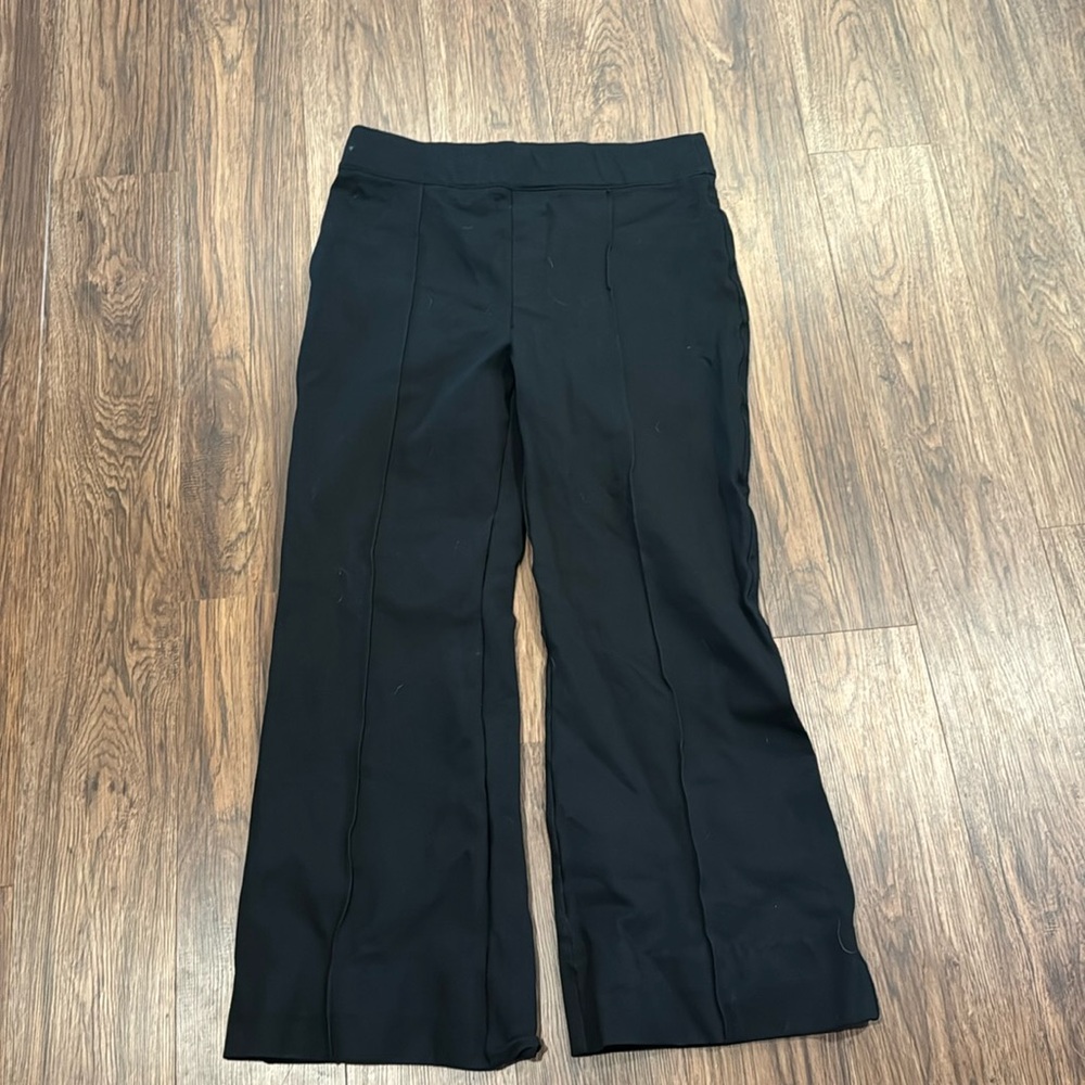 SPANX Black Pull-On Wide Leg Pants